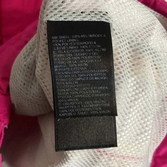 THE North Face Hot Pink Windbreaker size XS Women’s - Picture 4 of 6